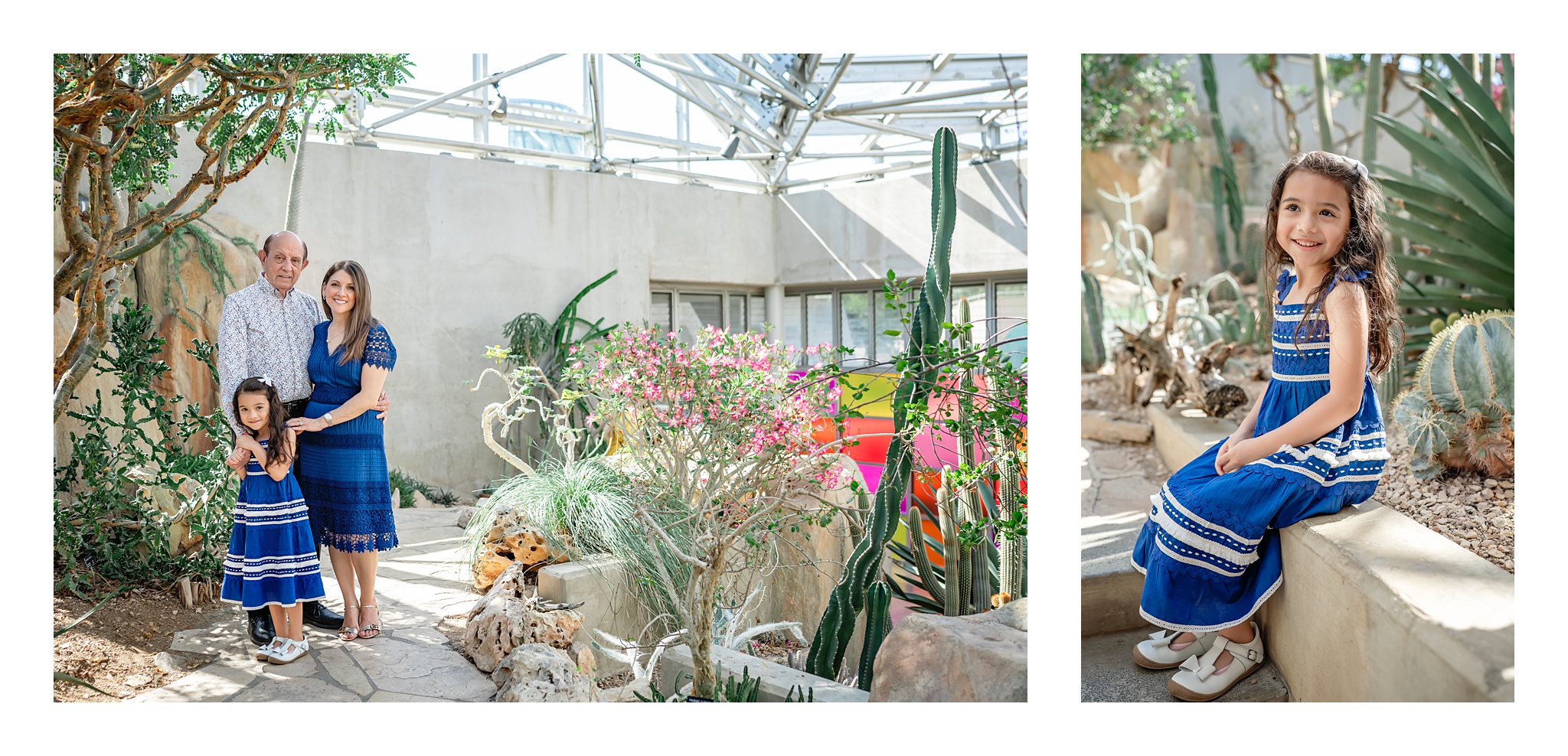 san antonio family session, san antonio botanical gardens